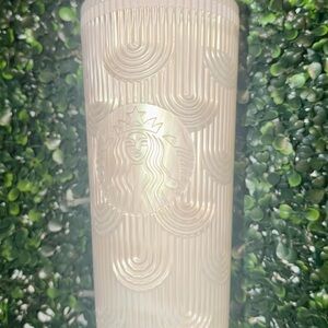 Starbucks Iridescent Pearl Patterned Tumbler